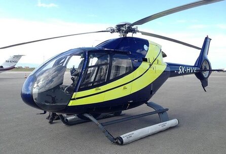 helicopter tours in Santorini Greece
